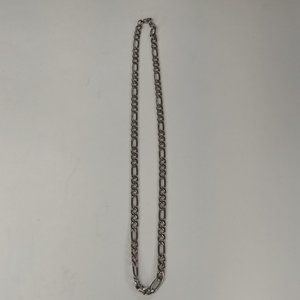 Chisel Figaro Chain Stainless Steel Necklace Link Unisex Gift Minimalist Preppy